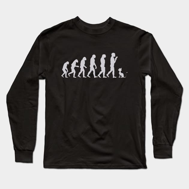 Funny Evolution Theory Humor Long Sleeve T-Shirt by PlanetMonkey